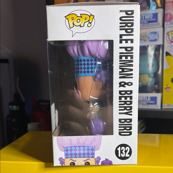 Funko Pop! Purple Pieman & Berry Bird with Purple and Blue Accents - Picture 2 of 4
